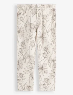 Caprihose - Twill - weiß