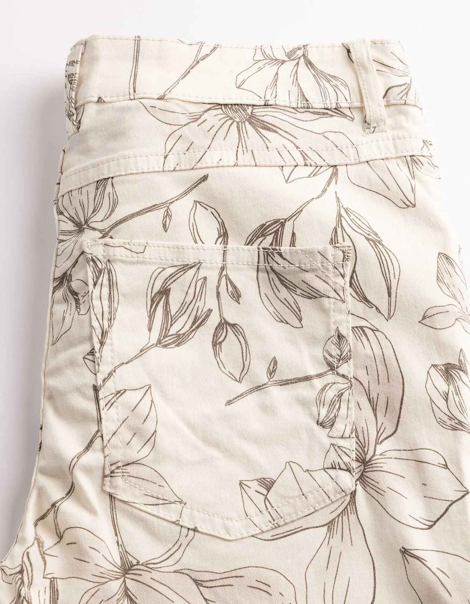 Caprihose - Twill - weiß