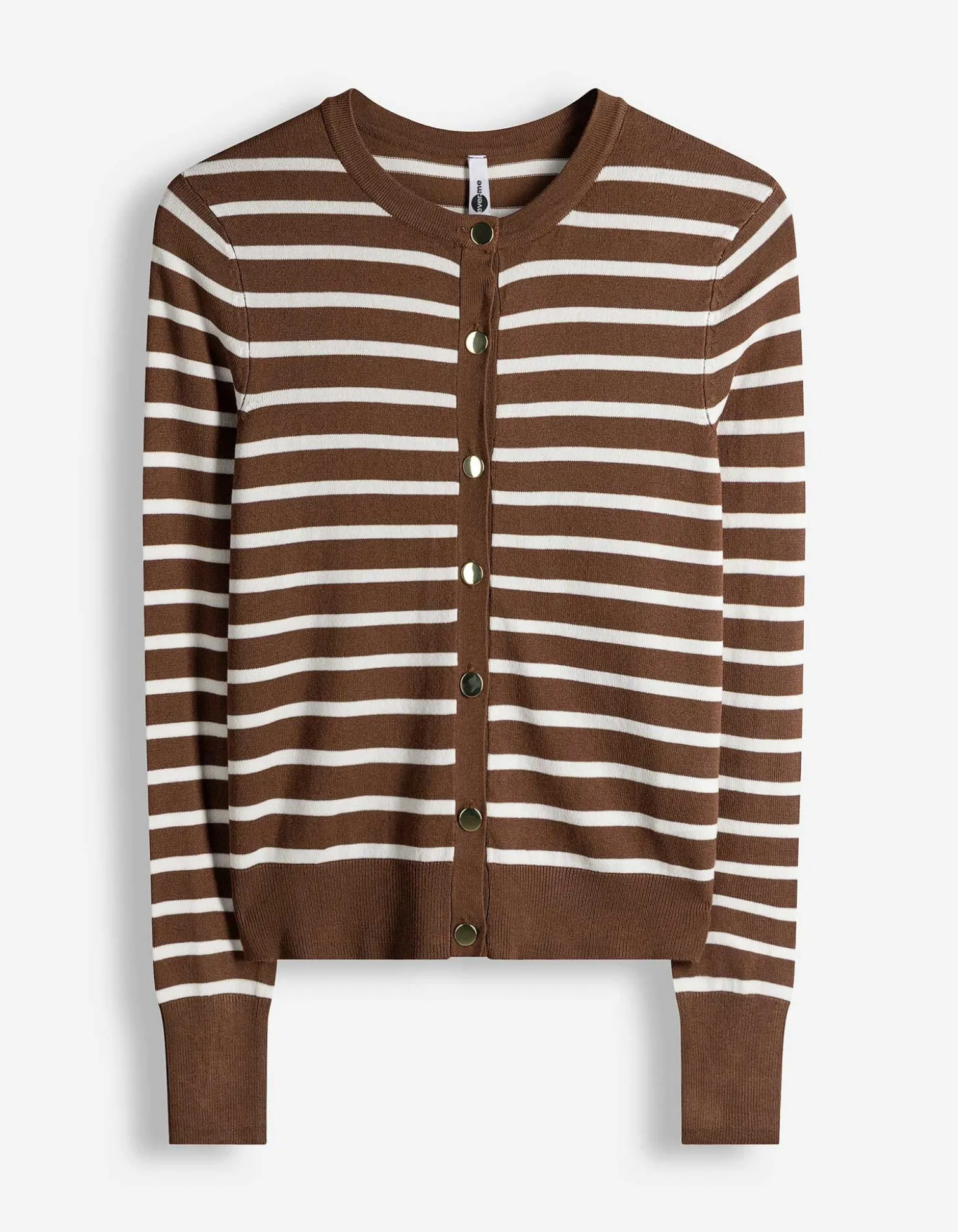 Cardigan - Knopfleiste - braun