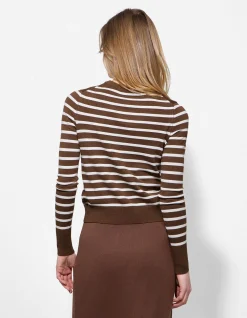 Cardigan - Knopfleiste - braun