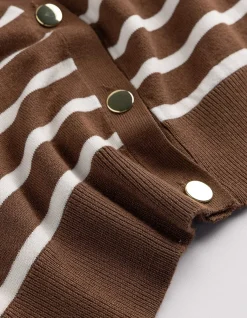Cardigan - Knopfleiste - braun