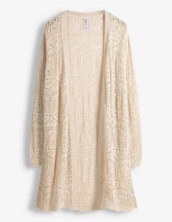 Cardigan - Lochspitze - beige
