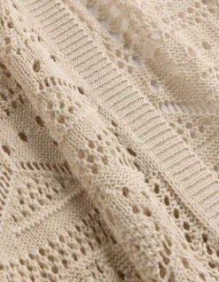Cardigan - Lochspitze - beige