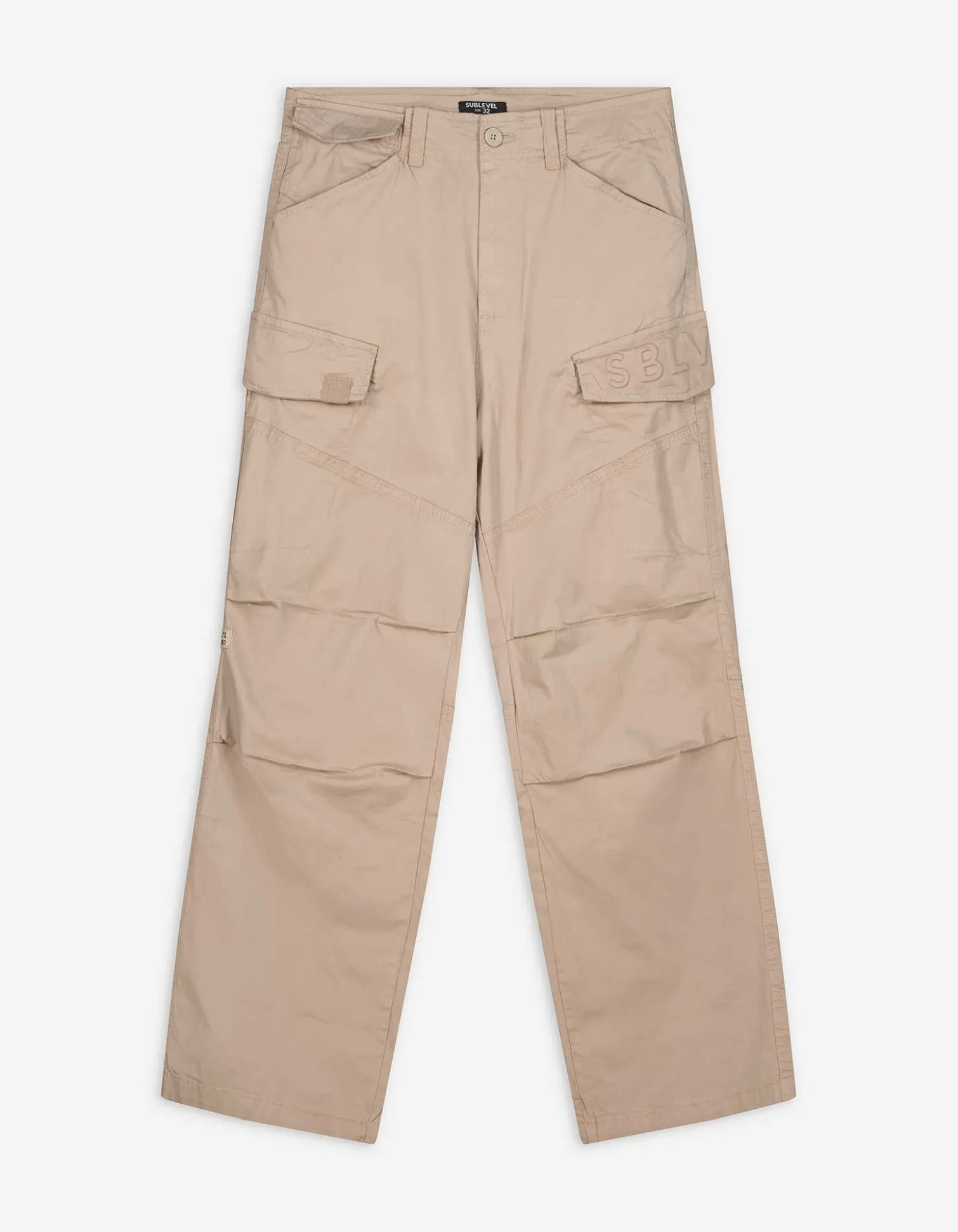Cargohose - Baggy Fit - beige