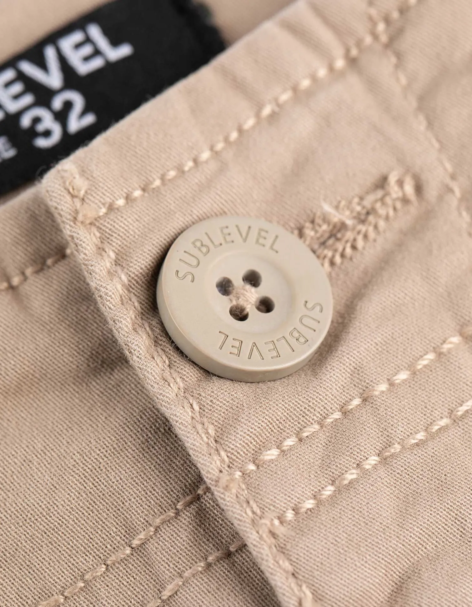 Cargohose - Baggy Fit - beige
