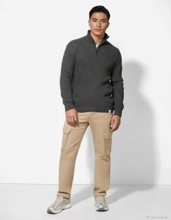 Cargohose - Cargotaschen - beige