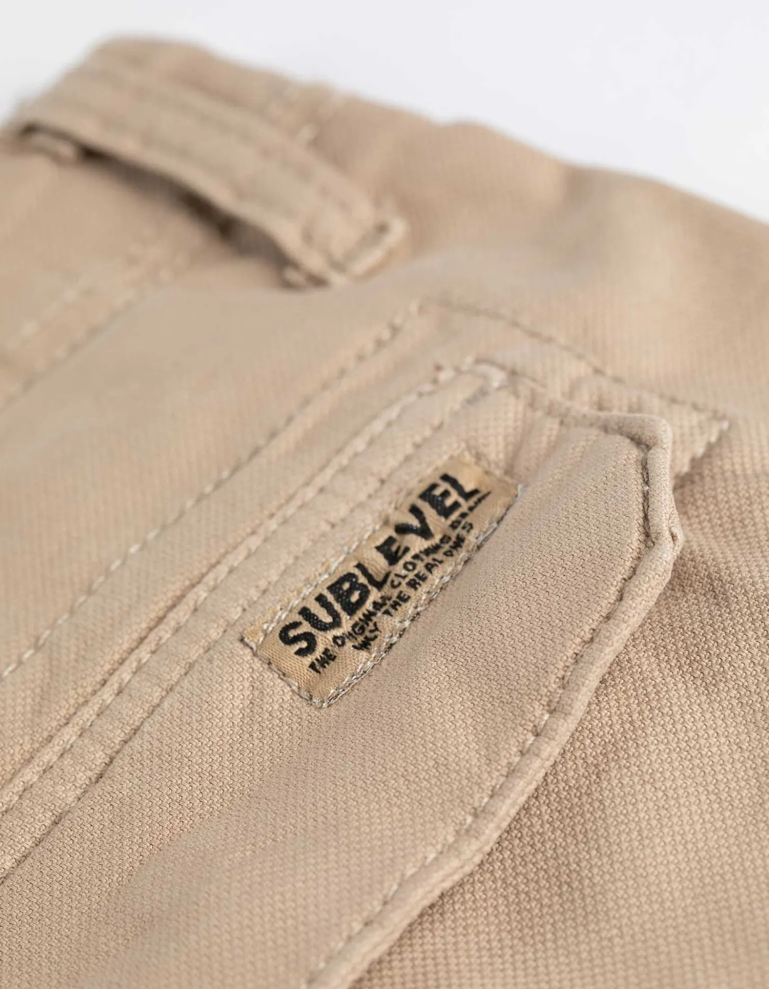 Cargohose - Cargotaschen - beige