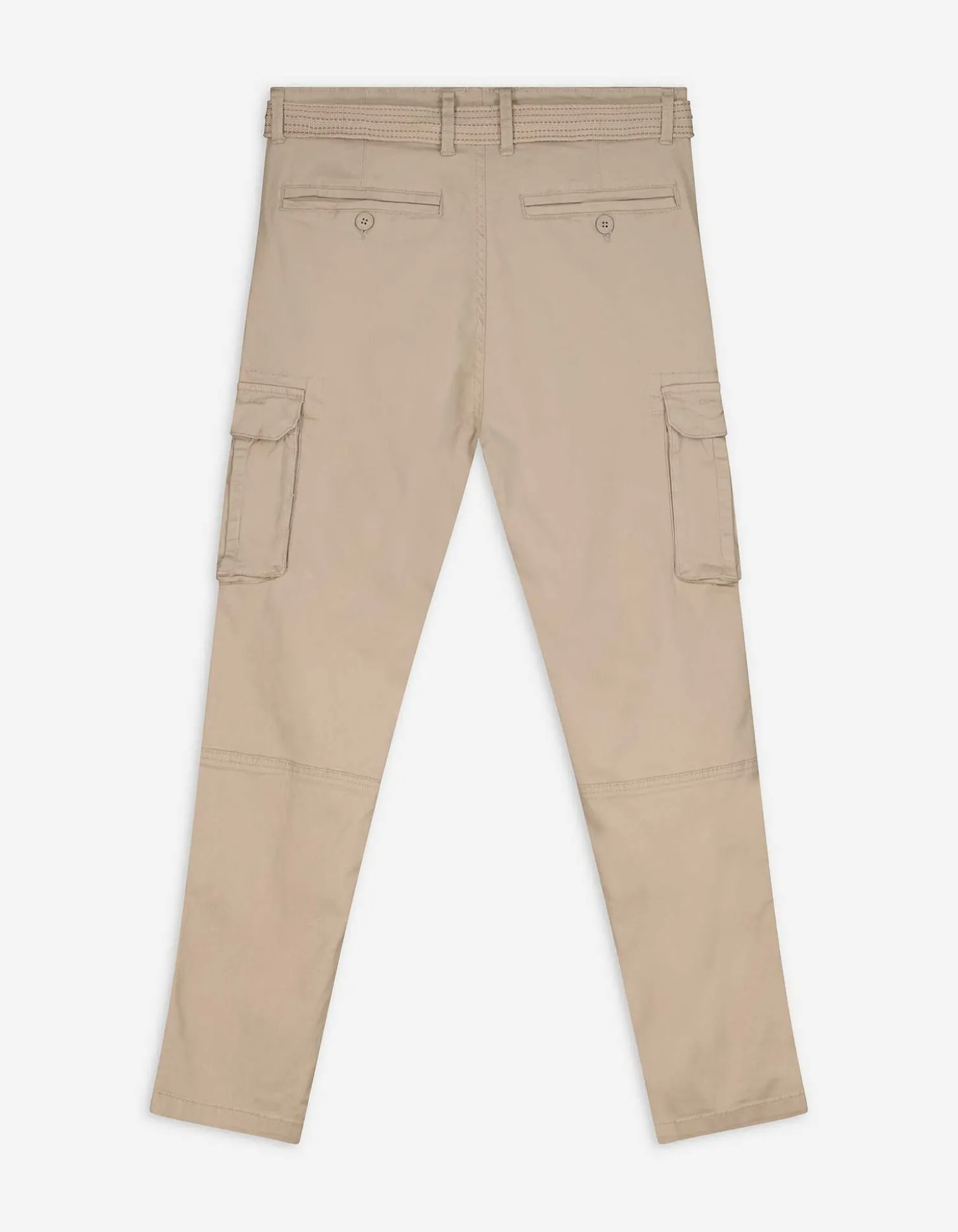 Cargohose - Gürtel - beige