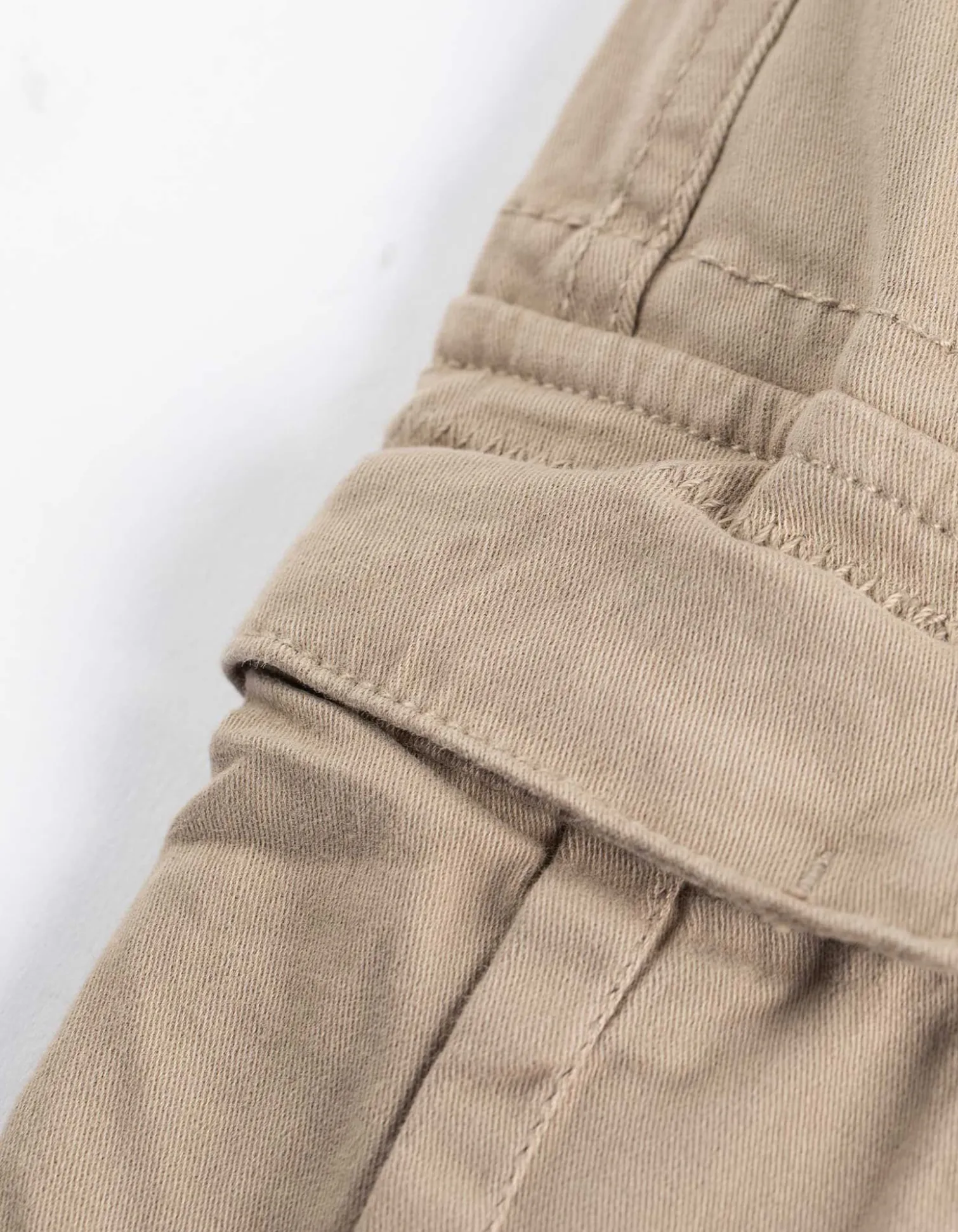Cargohose - Gürtel - beige