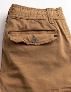 Cargohose - Knopf- und Reißverschluss - grau