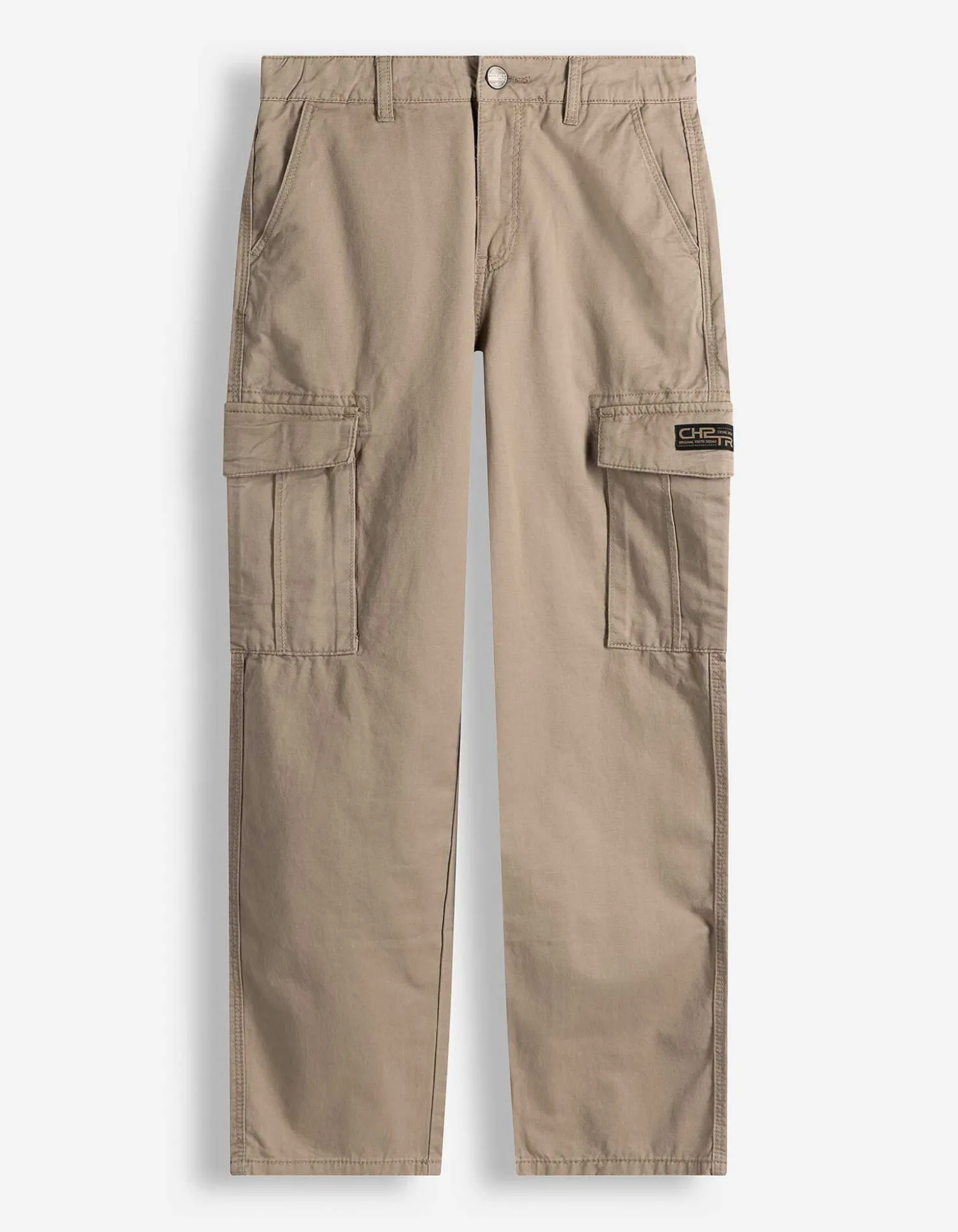 Cargohose - Loose Fit - beige