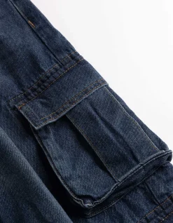 Cargohose - Loose Fit - dunkelblau