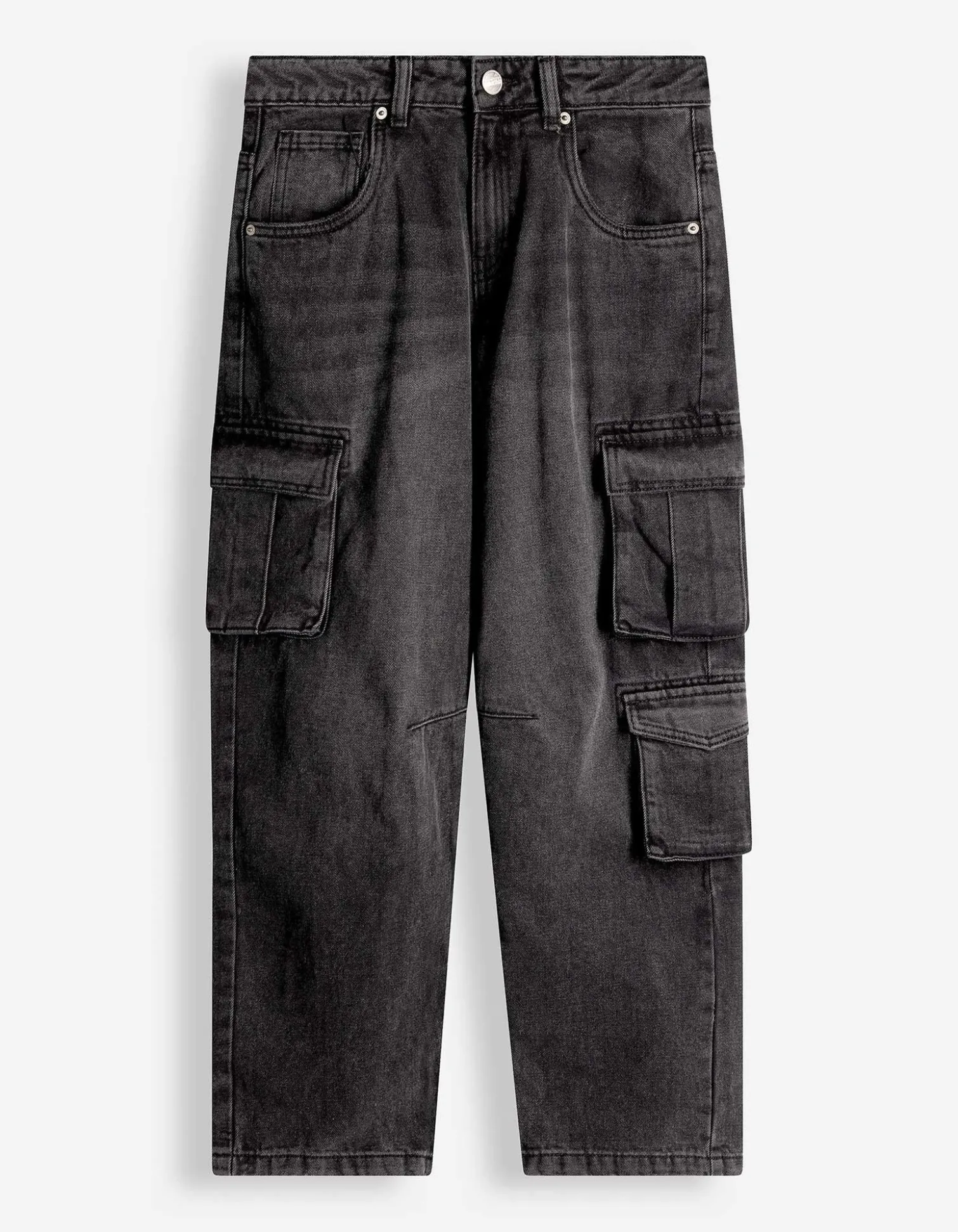 Cargohose - Loose Fit - schwarz