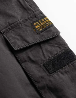 Cargohose - Twill - dunkelgrau