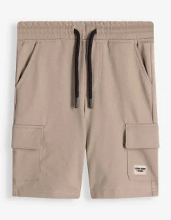 Cargoshorts - Aufgesetze Taschen - grau