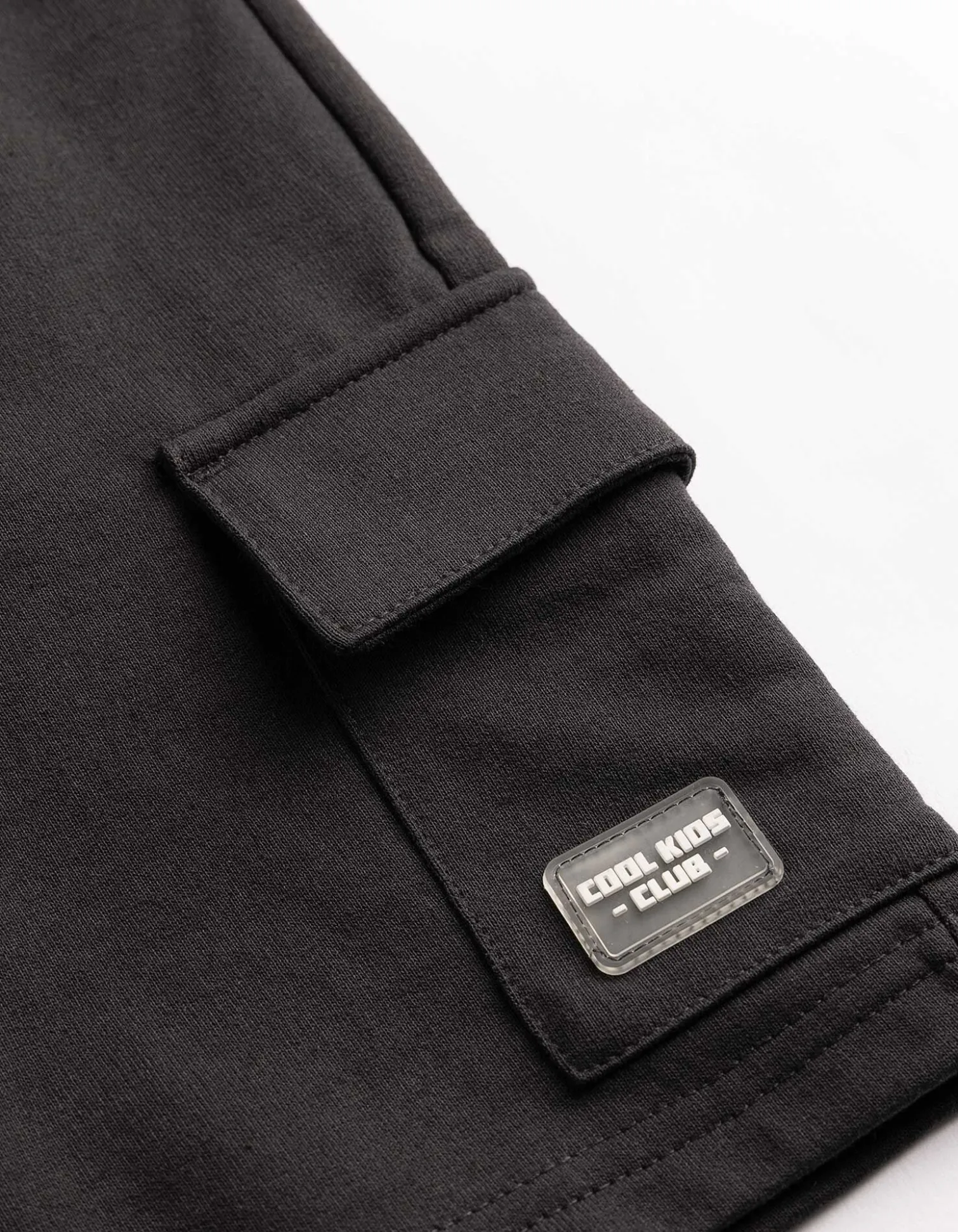 Cargoshorts - Aufgesetze Taschen - dunkelgrau