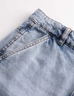 Cargoshorts - light blue denim - blau
