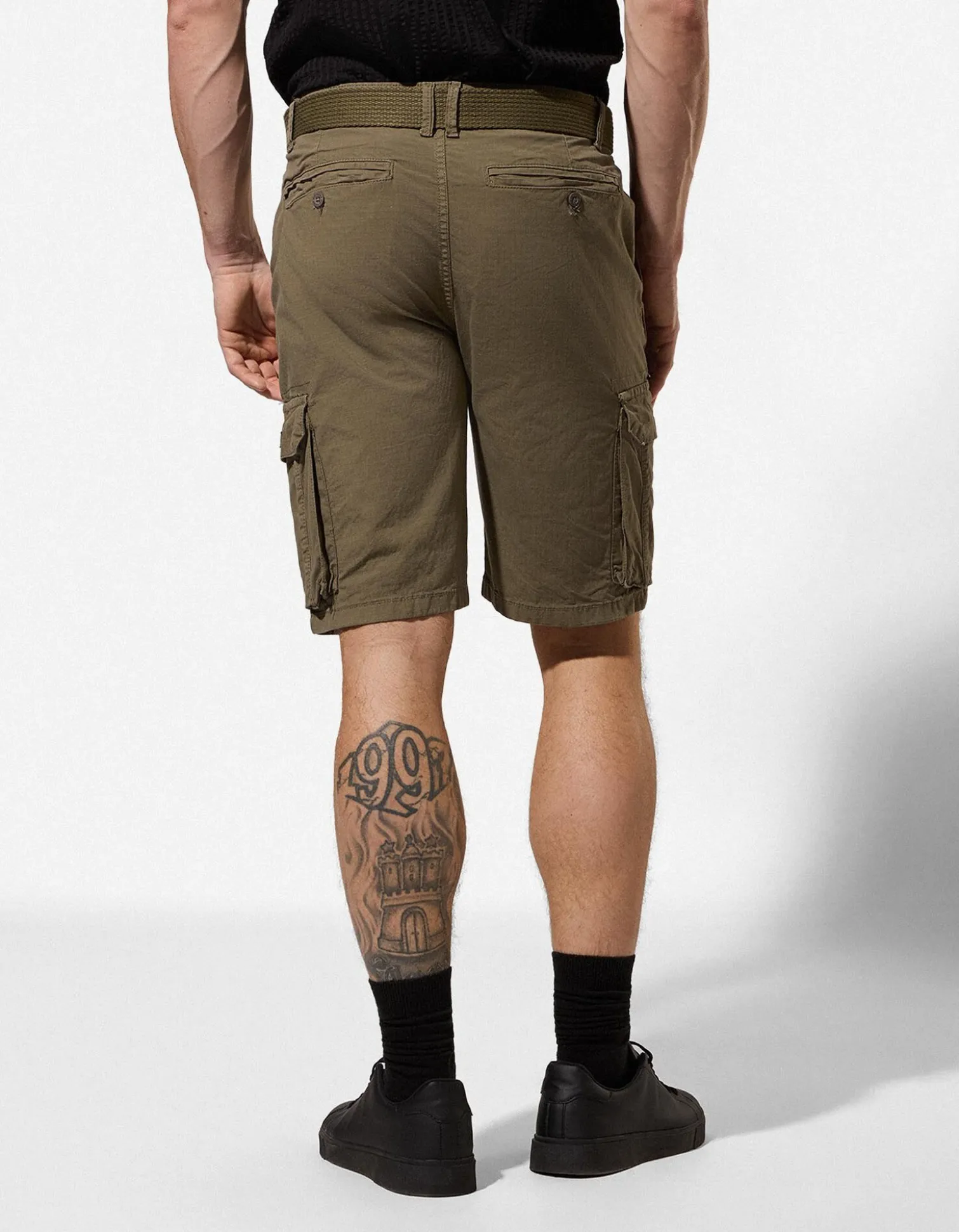 Cargoshorts - Ripstop - dunkelgrün