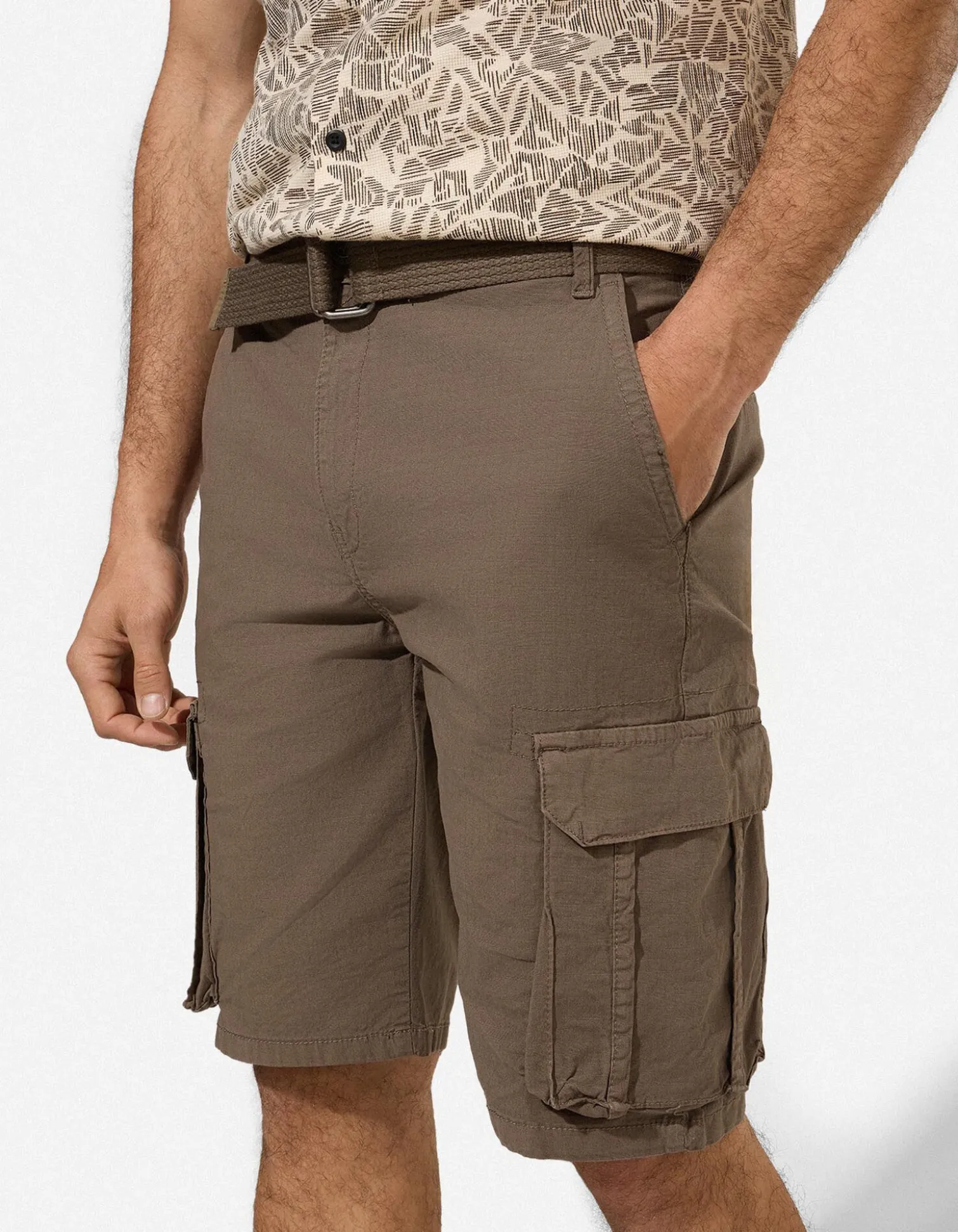 Cargoshorts - Ripstop - dunkelgrün