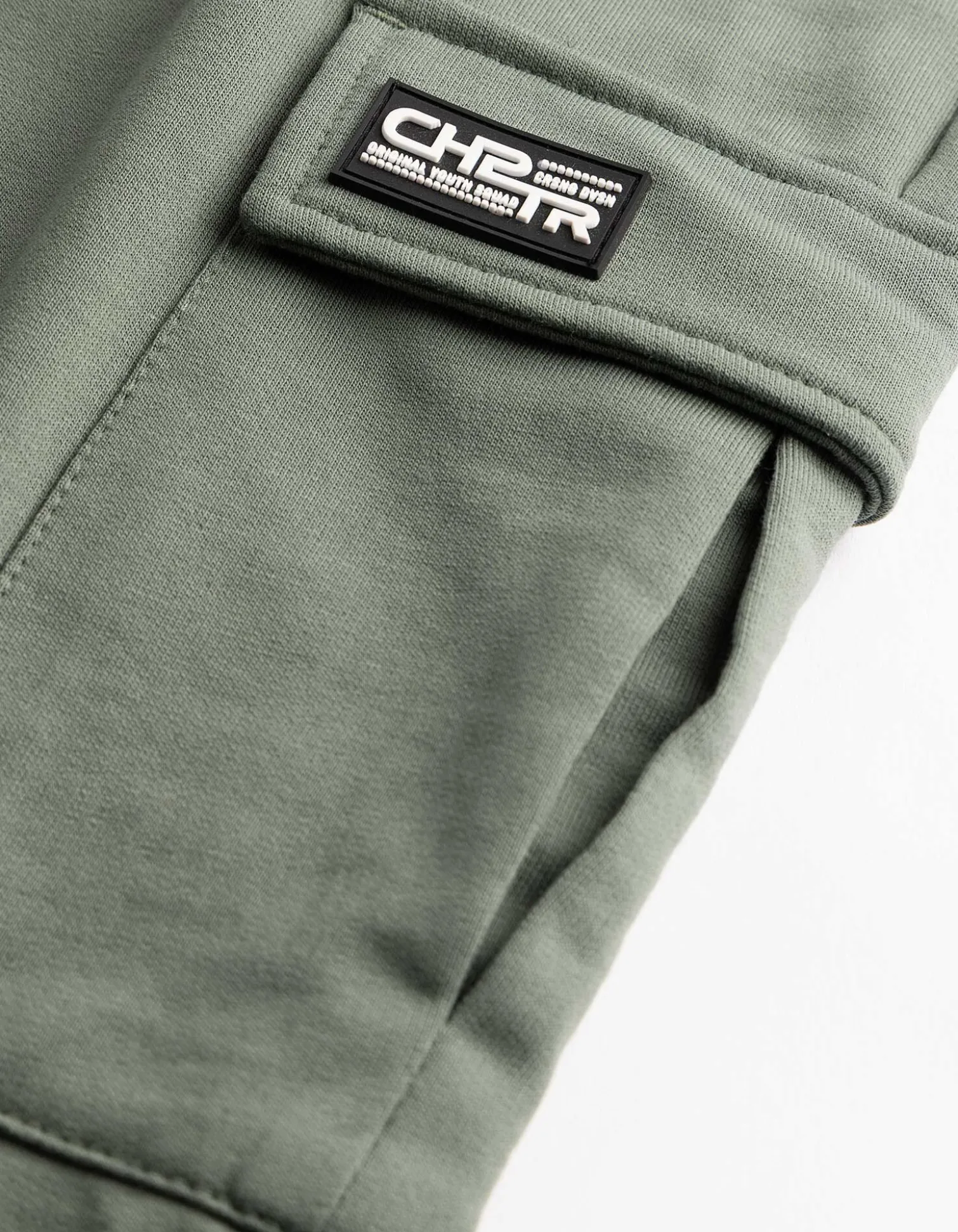 Cargoshorts - Sweat - dunkelgrün
