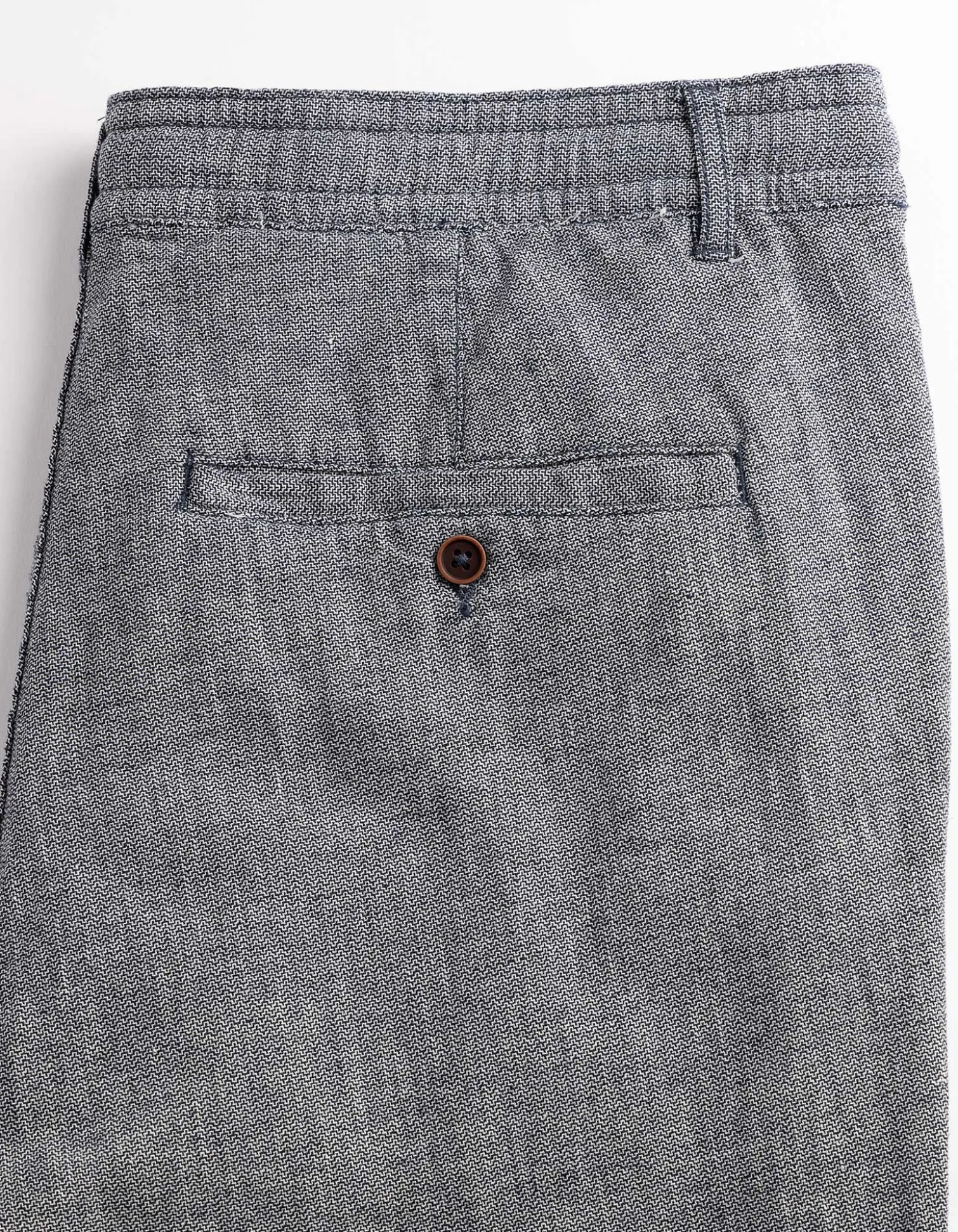 Chinohose - Leinen-Mix - dunkelblau