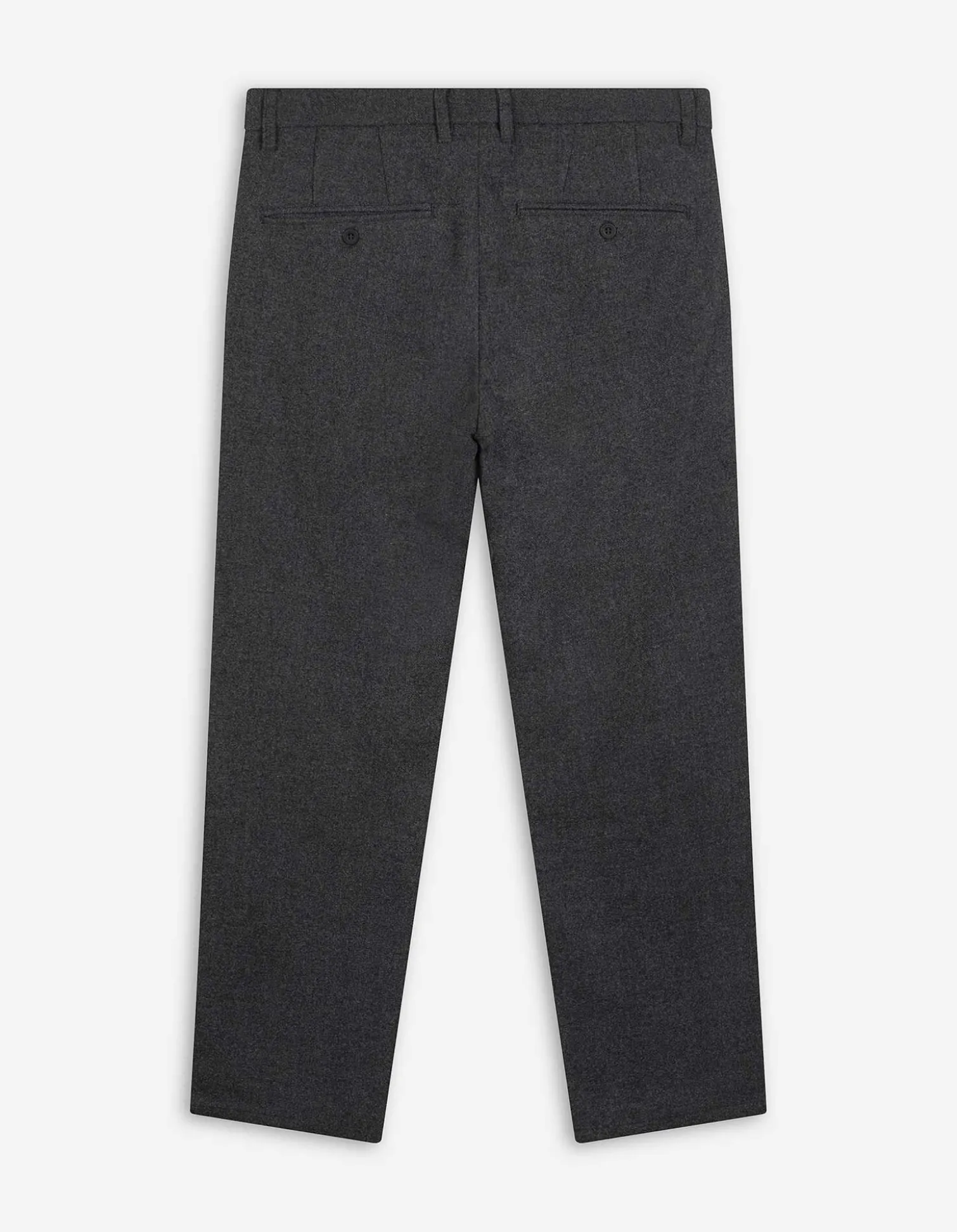 Chinohose - Woll-Optik - dunkelgrau