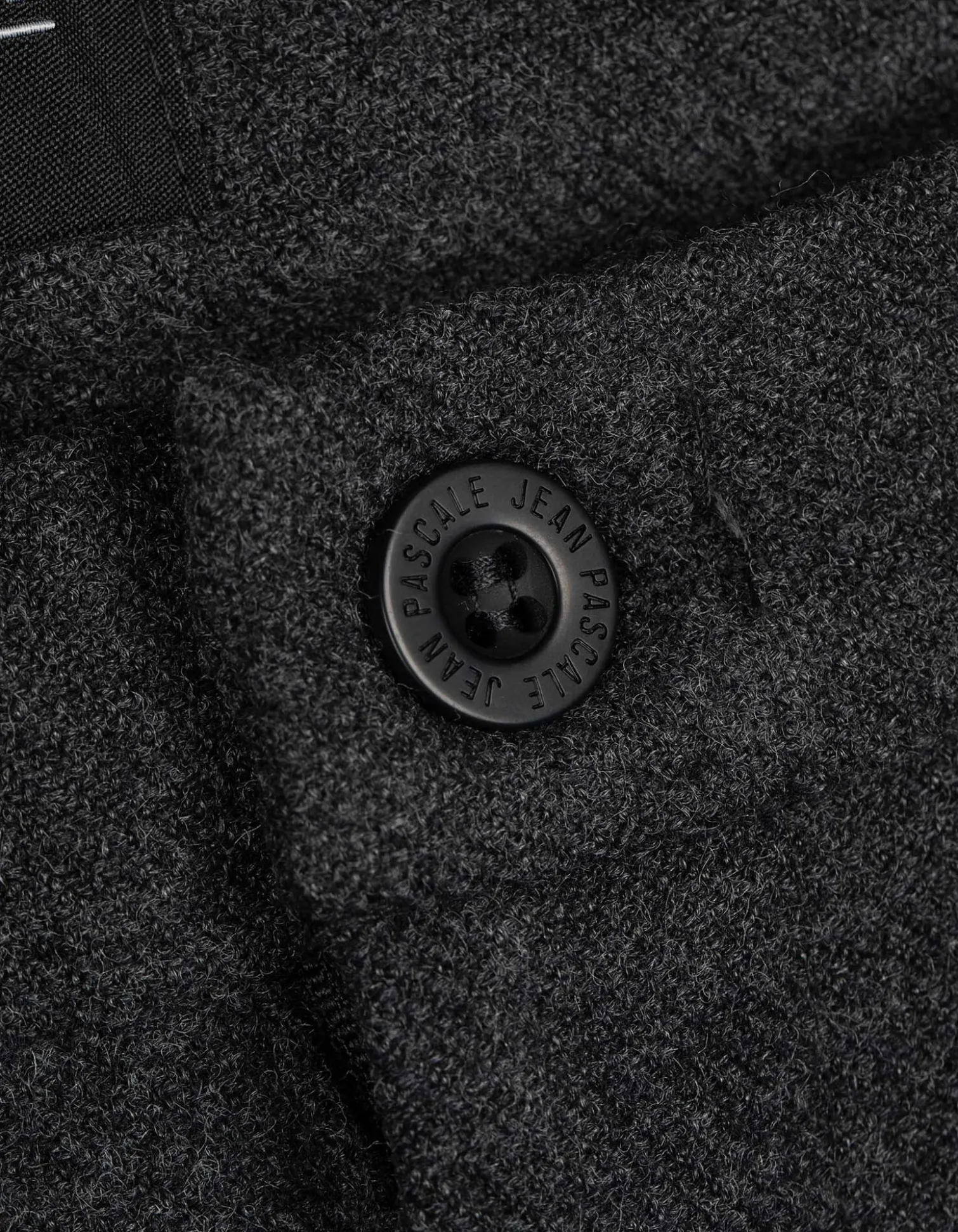 Chinohose - Woll-Optik - dunkelgrau