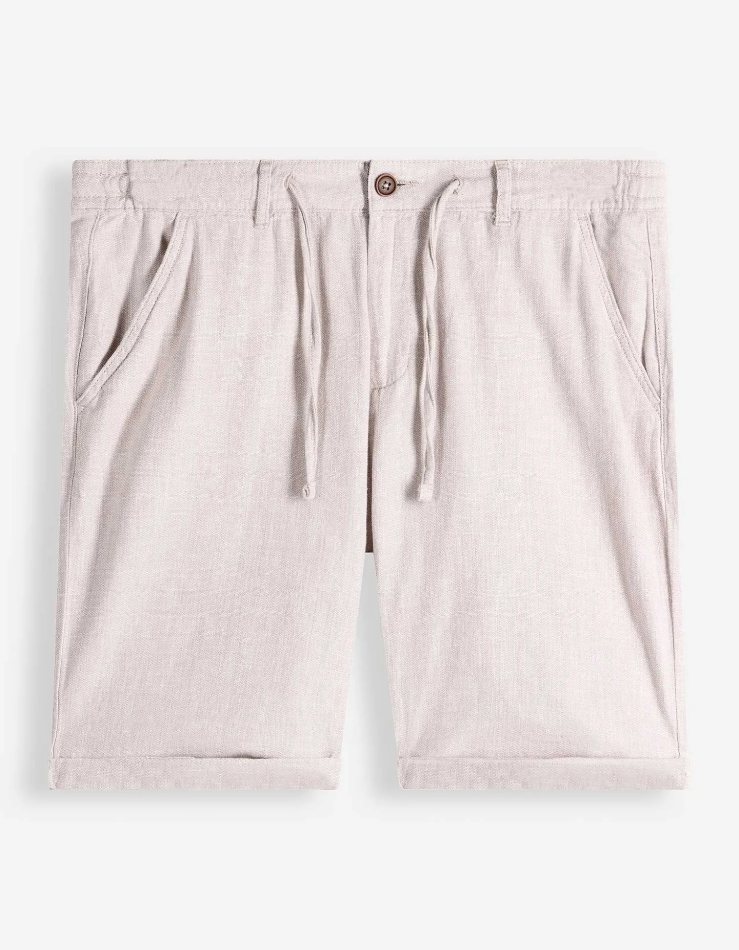 Chinoshorts - Meliert - beige