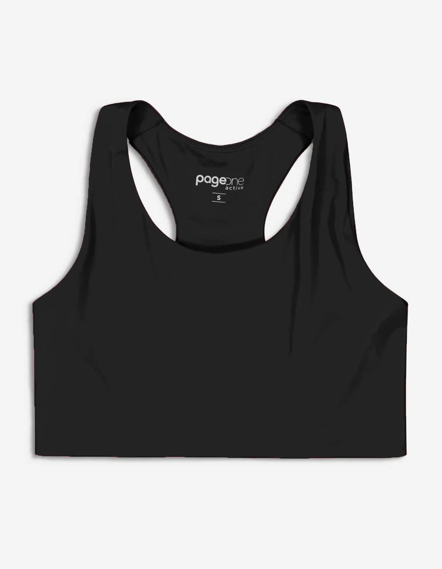 Cropped Top - Atmungsaktiv - schwarz