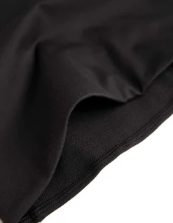 Cropped Top - Atmungsaktiv - schwarz