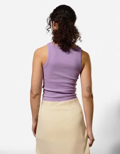 Cropped Top - Gerippt - Pink