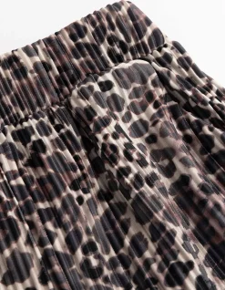 Culotte - Allover-Print - Beige