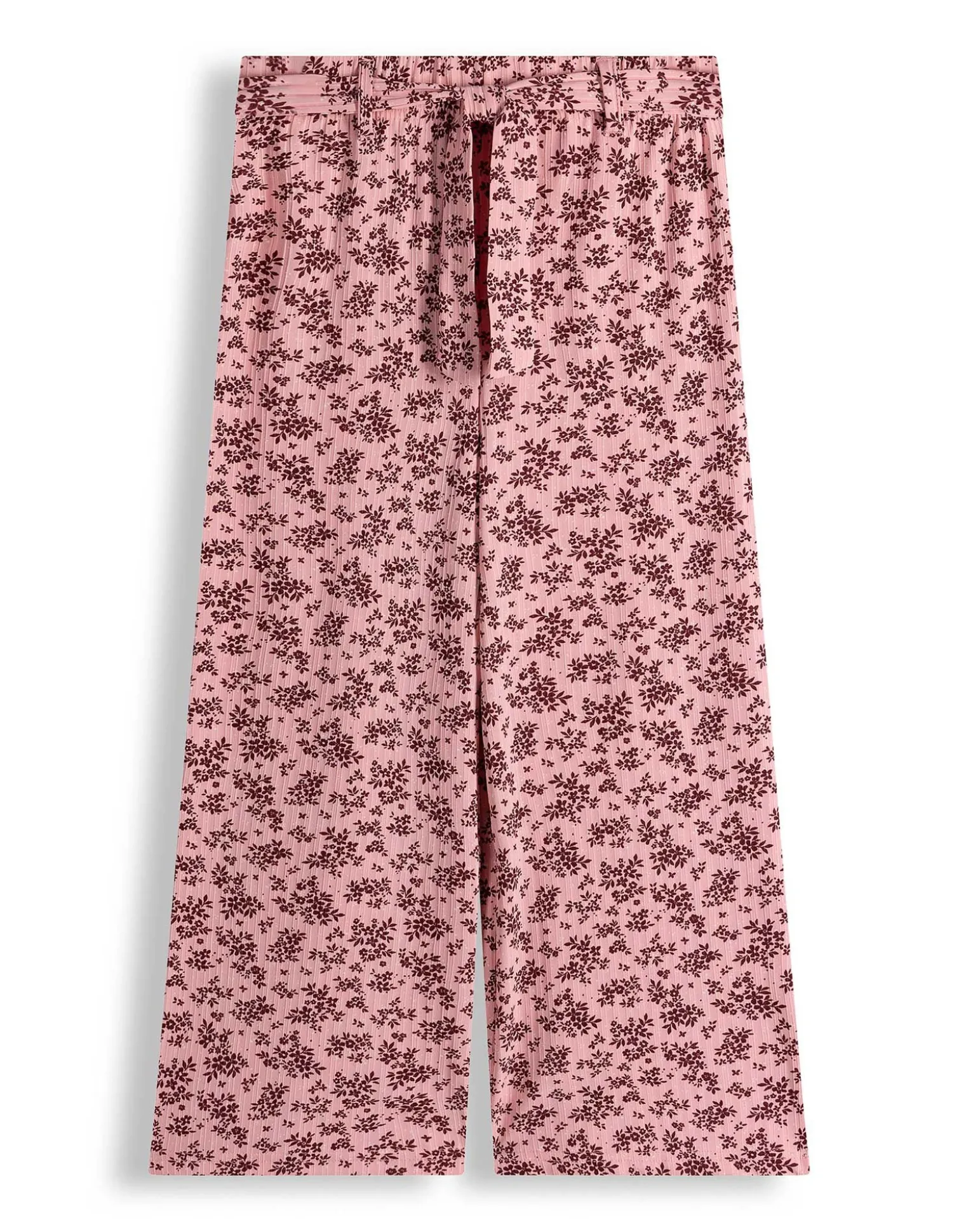 Culotte - Allover-Print - dunkelrot