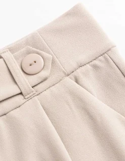 Culotte - Webstoff - beige