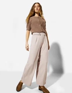 Culotte - Webstoff - beige
