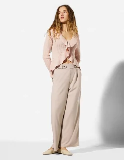 Culotte - Webstoff - beige