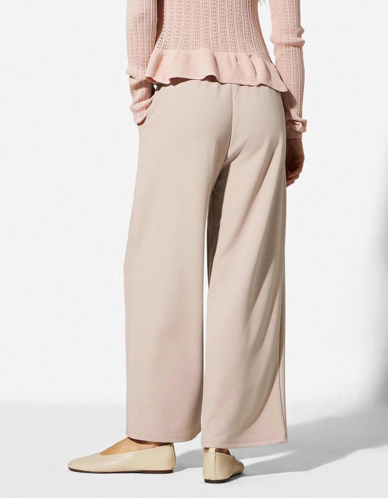 Culotte - Webstoff - beige