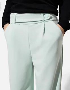 Culotte - Webstoff - grün