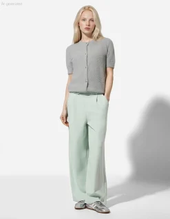 Culotte - Webstoff - grün