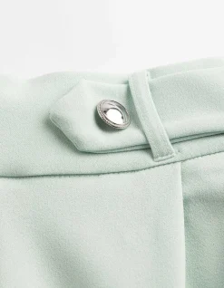Culotte - Webstoff - grün
