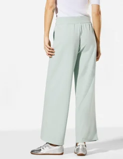 Culotte - Webstoff - türkis
