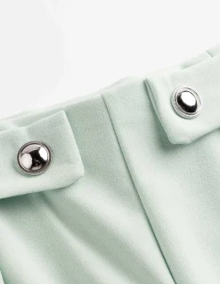Culotte - Webstoff - türkis