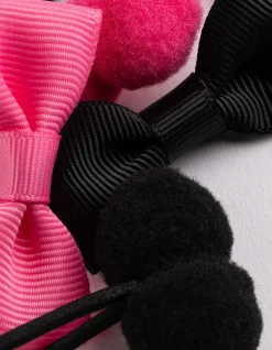 Haargummi - 4er-Pack - pink