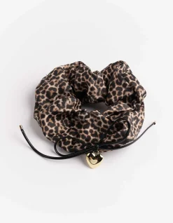 Haargummi - Leopardenmuster - braun