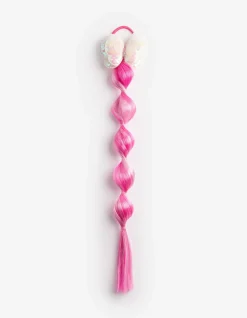 Haargummi - Paillettenbesatz - pink