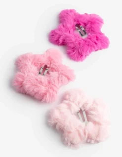 Haarklammer - 3er-Pack - pink