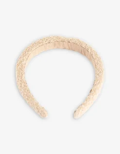 Haarschmuck - einfarbig - beige