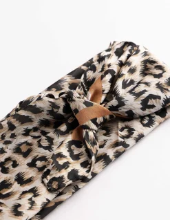 Haarschmuck - Leopardenmuster - braun