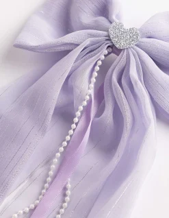 Haarschmuck - Schleifenapplikation - Pink