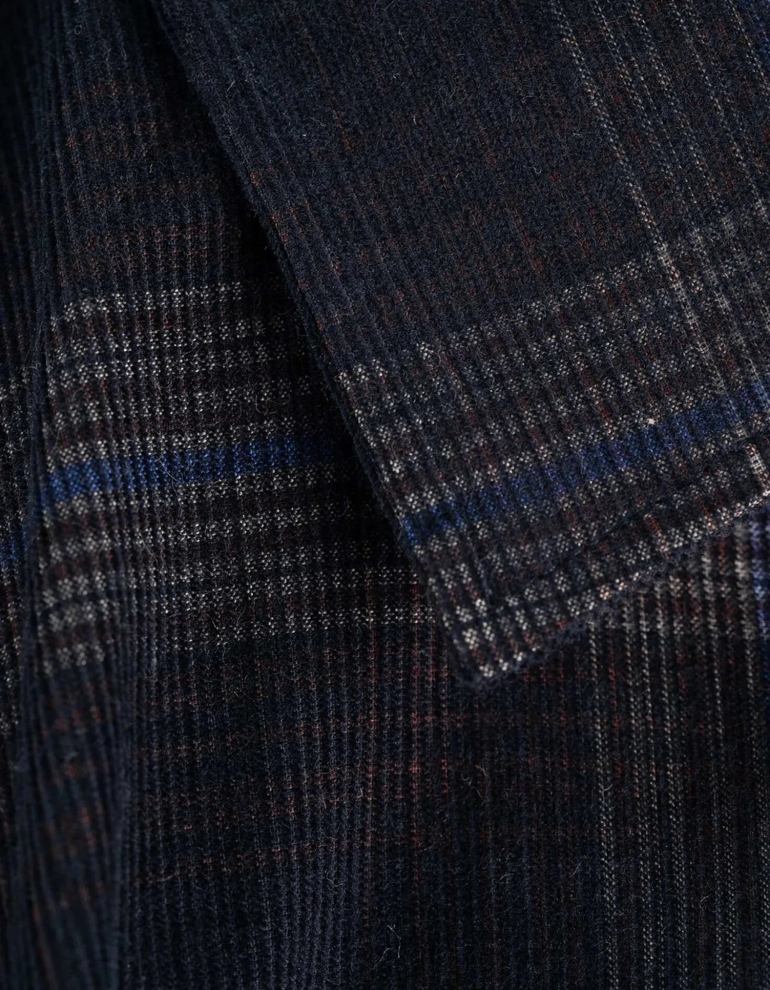 Hemd - Cord - dunkelblau